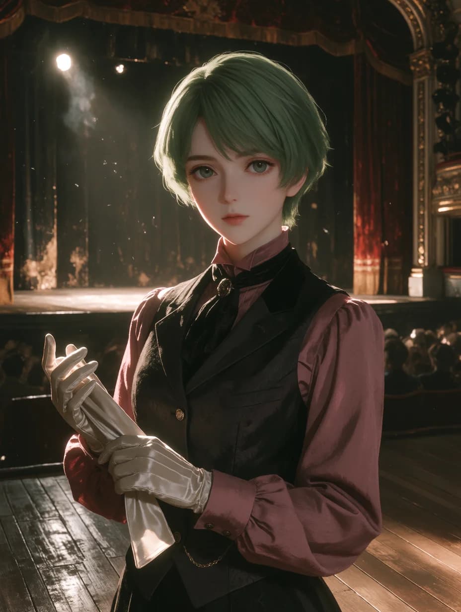 マリカ・ハンセン(手品師)の立ち絵 — OTHERLIFEの攻略キャラ